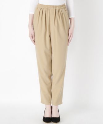 ＜Clothing＞ タックジョグパンツ CL72KPT007 ベージュ 【三越・伊勢丹/公式】