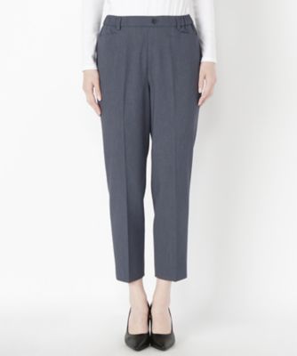 ＜Clothing＞ 9分丈ホバオイルプルオンスリムパンツ(CL72PT202K) グレー 【三越・伊勢丹/公式】
