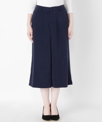 ＜Clothing＞ スエードガウチョ CL72PT101K ネイビー 【三越・伊勢丹/公式】