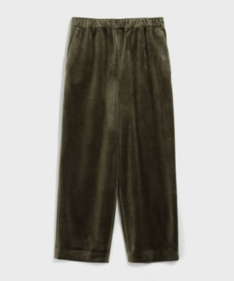 ＜BPQC/ビーピーキューシー＞ 【ミモレ掲載品】ベルベットパンツ(BP72FSN005) ブラウン 【三越・伊勢丹/公式】