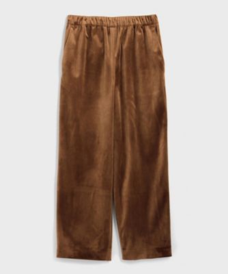 ＜BPQC/ビーピーキューシー＞ 【ミモレ掲載品】ベルベットパンツ(BP72FSN005) キャメル 【三越・伊勢丹/公式】
