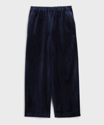 ＜BPQC/ビーピーキューシー＞ 【ミモレ掲載品】ベルベットパンツ(BP72FSN005) ネイビー 【三越・伊勢丹/公式】