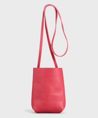 ＜BPQC/ビーピーキューシー＞ 【ミモレ掲載品】ミニレザーポシェット(BPQC72MRY006) レッド 【三越・伊勢丹/公式】