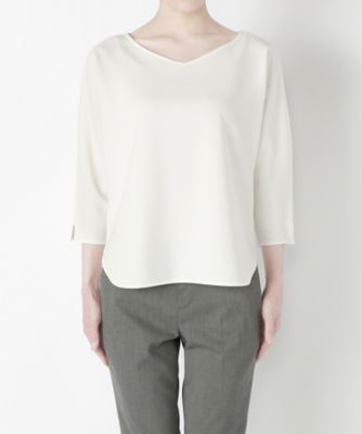 ＜Clothing＞ トリアセルーズブラウス CL72BL003K ホワイト 【三越・伊勢丹/公式】