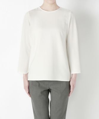 ＜Clothing＞ トリアセブラウス CL72BL004K ホワイト 【三越・伊勢丹/公式】