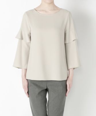 ＜Clothing＞ ラッフルスリーブブラウス CL72BL009K ベージュ 【三越・伊勢丹/公式】