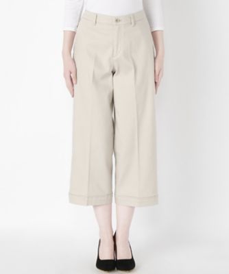 ＜Clothing＞ 8分丈チノセミワイドストレート CL72PT103K ライトグレー 【三越・伊勢丹/公式】