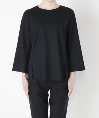 ＜Clothing＞ 梳毛かぶりブラウス CL72BL006C ネイビー 【三越・伊勢丹/公式】