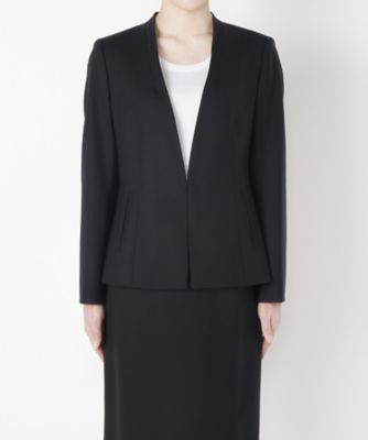 ＜Clothing＞ 梳毛Vジャケット CL72JK001C ネイビー 【三越・伊勢丹/公式】