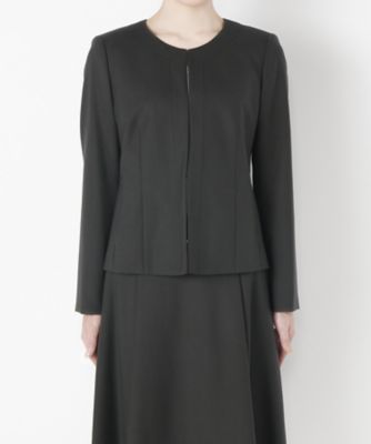 ＜Clothing＞ 梳毛Uジャケット CL72JK002C チャコール 【三越・伊勢丹/公式】