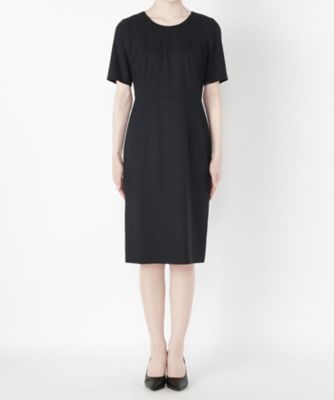 ＜Clothing＞ 梳毛スーツドレス CL72OP001C ネイビー 【三越・伊勢丹/公式】
