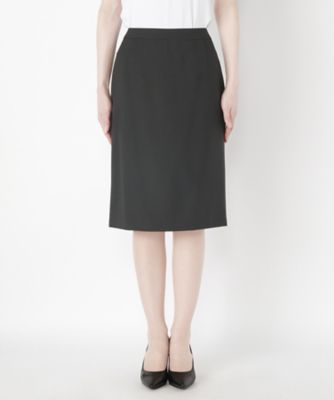 ＜Clothing＞ 梳毛タイトスカート CL72SK001C チャコール 【三越・伊勢丹/公式】