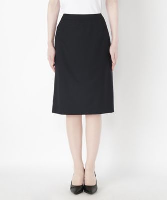 ＜Clothing＞ 梳毛タイトスカート CL72SK001C ネイビー 【三越・伊勢丹/公式】