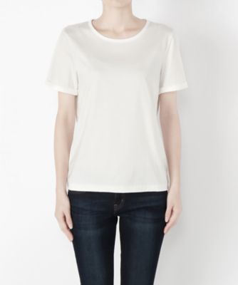 ＜Clothing＞ クルーネック半袖カット アンド ソ-ン CL72CS004C シロ 【三越・伊勢丹/公式】