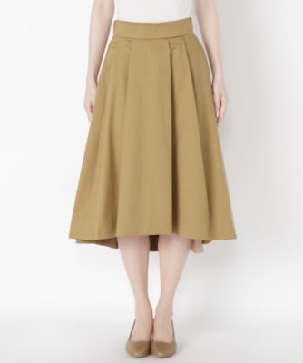 ＜Clothing＞ 後ろロングスカート(CL72SK005C) ベージュ 【三越・伊勢丹/公式】