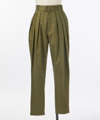 【SALE（三越）】＜LUGHA/ルーガ＞ ドレープパンツ(CL72CT021C) カーキ 【三越・伊勢丹/公式】