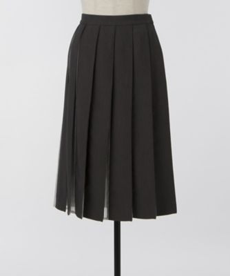 ＜LUGHA/ルーガ＞ プリーツスカート(CL72CT031C) グレー／シロ 【三越・伊勢丹/公式】
