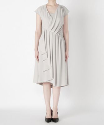 ＜Clothing＞ 女神風ドレス CL72DR008K グレー 【三越・伊勢丹/公式】