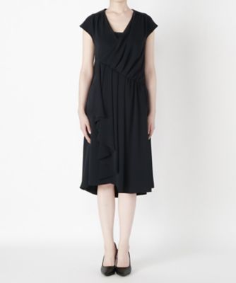 ＜Clothing＞ 女神風ドレス CL72DR008K ネイビー 【三越・伊勢丹/公式】