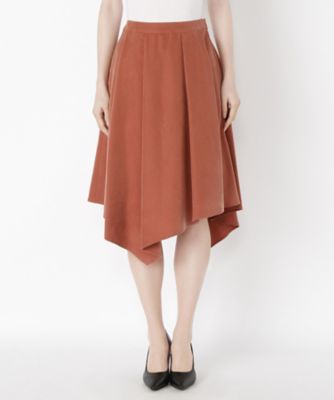 ＜Clothing＞ アシンメトリースカート(CL72SK011K) ローズ 【三越・伊勢丹/公式】