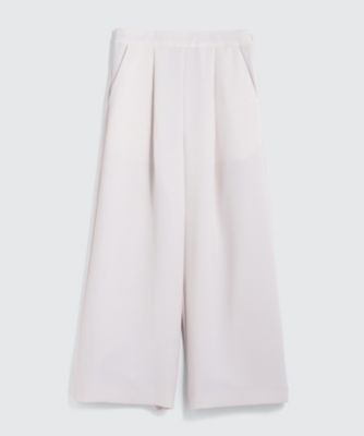 ＜BPQC/ビーピーキューシー＞ ドレープ タックパンツ(BP72NST002) オフホワイト 【三越・伊勢丹/公式】