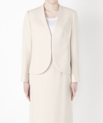 ＜Clothing＞ トリアセVジャケット CL72JK003C ベージュ 【三越・伊勢丹/公式】