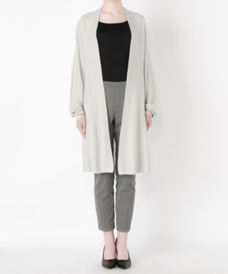 ＜Clothing＞ ロングカーディガン(CL72SW004K) グレー 【三越・伊勢丹/公式】