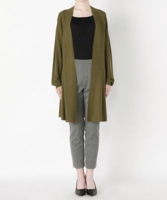 ＜Clothing＞ ロングカーディガン(CL72SW004K) カーキ 【三越・伊勢丹/公式】