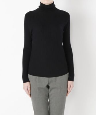 ＜Clothing＞ 2x1リブタートルネック(CL72SW005K) ネイビーブルー 【三越・伊勢丹/公式】