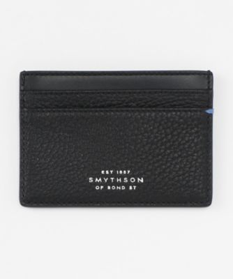 ＜スマイソン＞ BURLINGTON/カードホルダー ブラック 【三越・伊勢丹/公式】