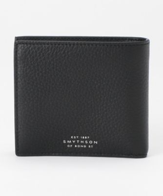 ＜スマイソン＞ BURLINGTON/二つ折り財布(小銭入れ付き) ブラック 【三越・伊勢丹/公式】