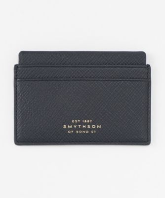 ＜スマイソン＞ PANAMA/カードホルダー ネイビー 【三越・伊勢丹/公式】