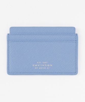 ＜スマイソン＞ PANAMA/カードホルダー ナイルブルー 【三越・伊勢丹/公式】