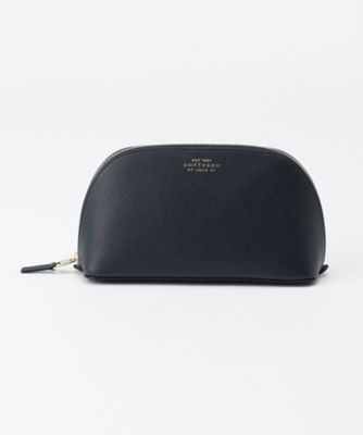 ＜スマイソン＞ PANAMA/コスメケース ネイビー 【三越・伊勢丹/公式】