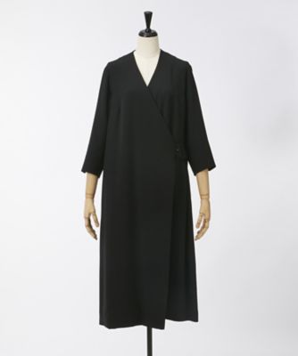 ＜CROSS M/mika ninagawa/クロスエム ミカニナガワ＞ ラップ羽織(Natarobe) ＢＫ／クチビル 【三越・伊勢丹/公式】