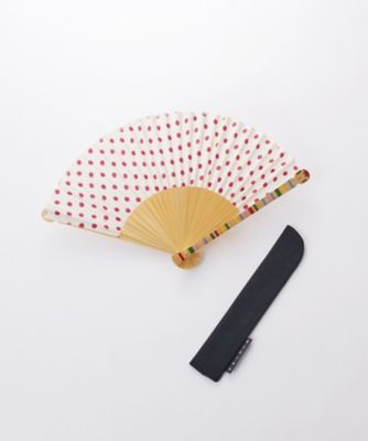 <西川庄六商店>扇子_こけし 赤 【三越・伊勢丹/公式】
