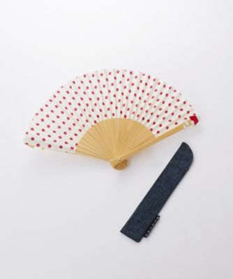 <西川庄六商店>扇子_富士山 赤 【三越・伊勢丹/公式】