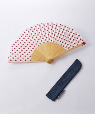 <西川庄六商店>扇子_めで鯛 赤 【三越・伊勢丹/公式】