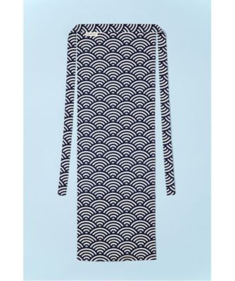 シャレフン SHAREFUN ＳＥＩＧＡＴＨＡ ＮＡＶＹ（青海波 紺） 【三越・伊勢丹/公式】