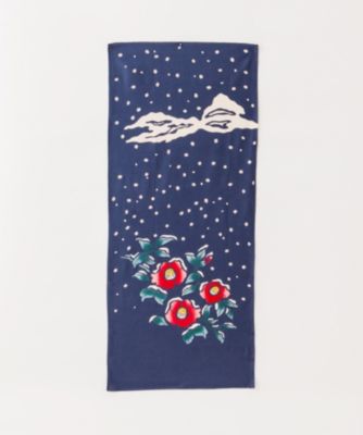 ＜戸田屋商店＞ 本染手拭 雪割椿 【三越・伊勢丹/公式】