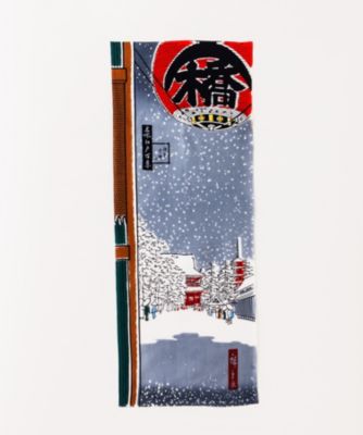 ＜戸田屋商店＞ 注染手拭 名所江戸百景 「金龍山 浅草寺」 【三越・伊勢丹/公式】