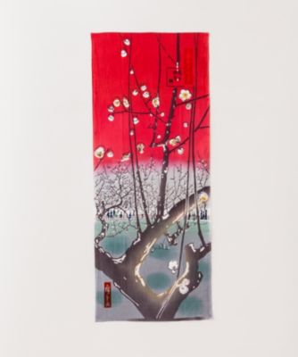 ＜戸田屋商店＞ 注染手拭 名所江戸百景 「亀戸梅屋敷」 【三越・伊勢丹/公式】