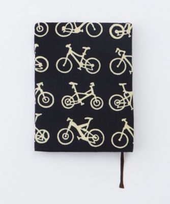 ＜戸田屋商店＞ 手ぬぐいブックカバー 自転車(黒) 【三越・伊勢丹/公式】