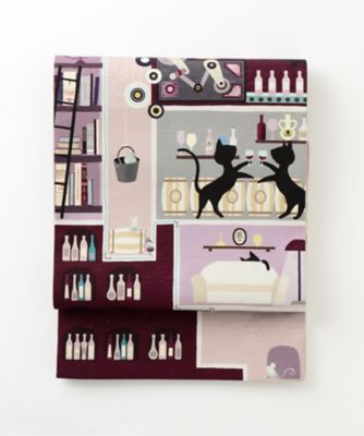 ＜WA・KKA＞ 京袋帯 キャット・ワイナリー 桃 【三越・伊勢丹/公式】