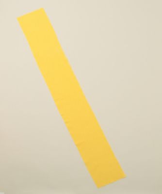 ＜ひでや工房＞ 半衿 無地 よろけ 黄色 【三越・伊勢丹/公式】