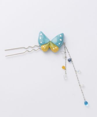 <Koruri>かんざし 蝶 サックス 【三越・伊勢丹/公式】