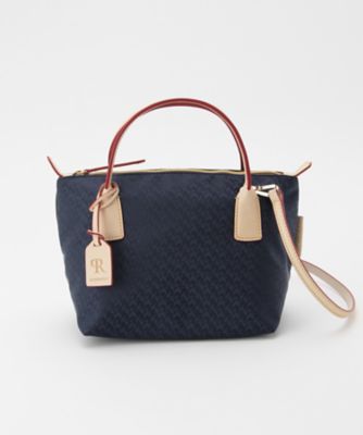 ＜ロベルタ ピエリ＞ Mini Duffle(RT-ND) ジャガードネイビー 【三越・伊勢丹/公式】