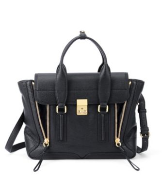 ＜3.1 フィリップ リム＞ PASHLI MEDIUM SATCHEL(AC000179SKCW) クロ 【三越・伊勢丹/公式】