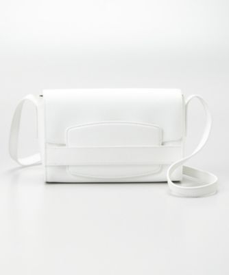 【SALE（三越）】＜ザ モーメント ナンバートゥエンティワン＞ 15/ミニショルダー(NTO003-10) ホワイト／ベージュ 【三越・伊勢丹/公式】