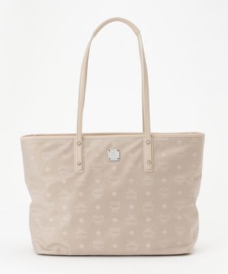 ＜MCM＞ ショッパー ミディアム(MWP7SDT63) ボーンベージュ 【三越・伊勢丹/公式】